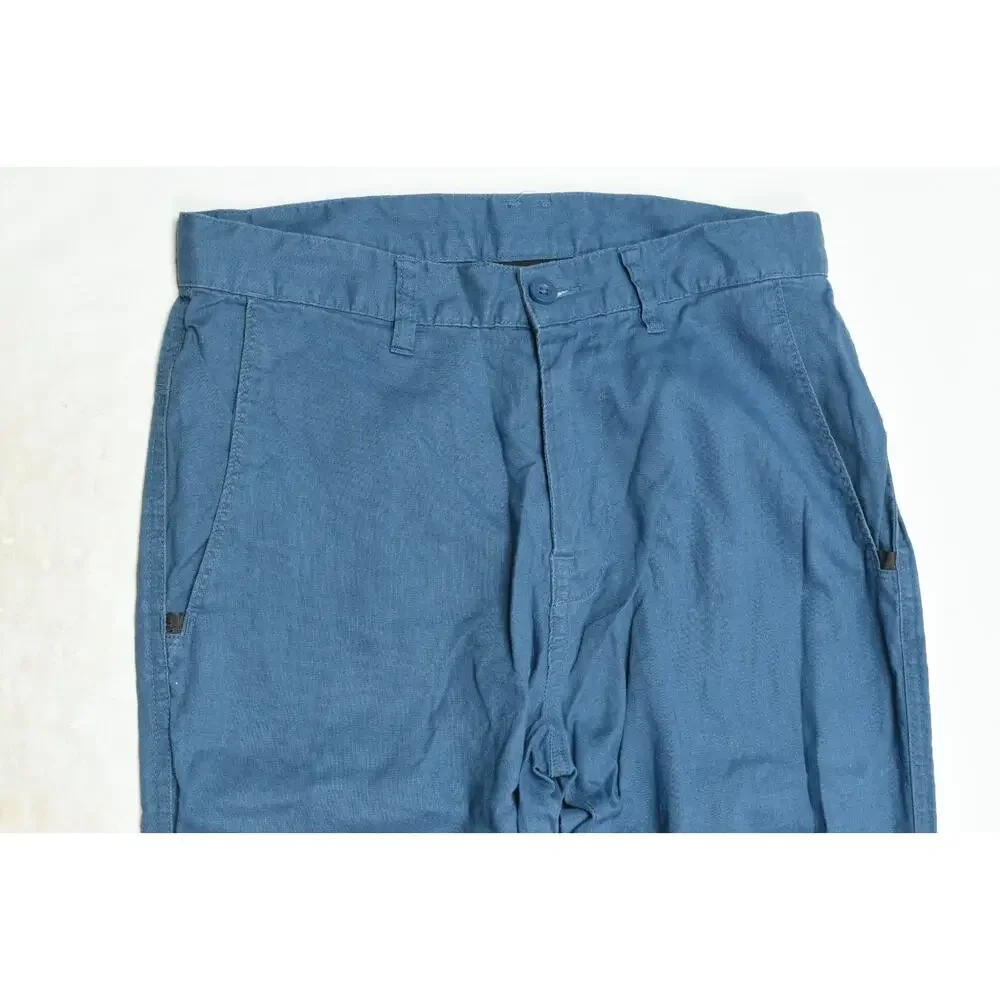 Patagonia Back Step Pants Mens 28 Blue Hemp Cotton Lightweight Regular Fit